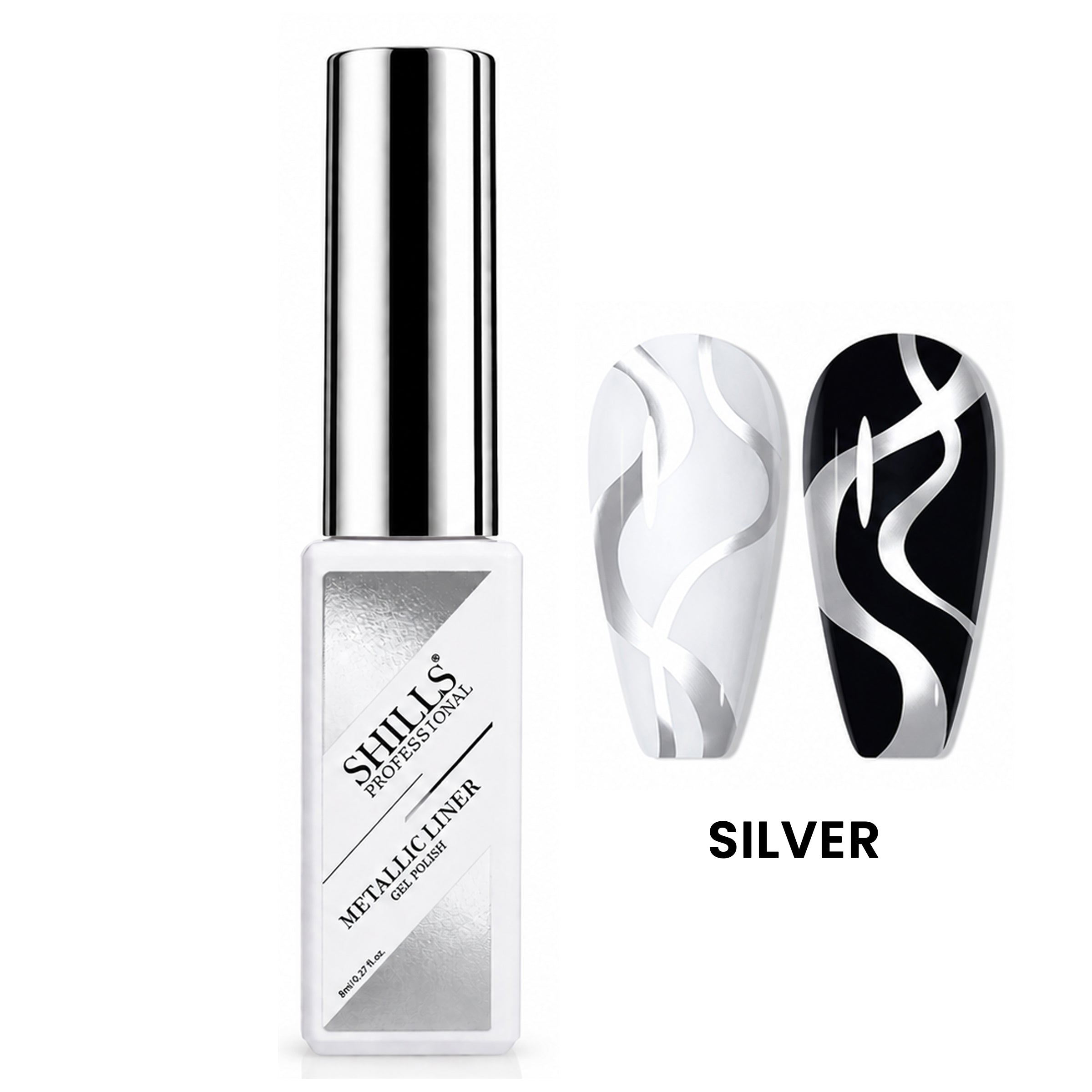 SHILLS PROFESSIONAL UV/LED Metallic Liner Gel Polish 15ml