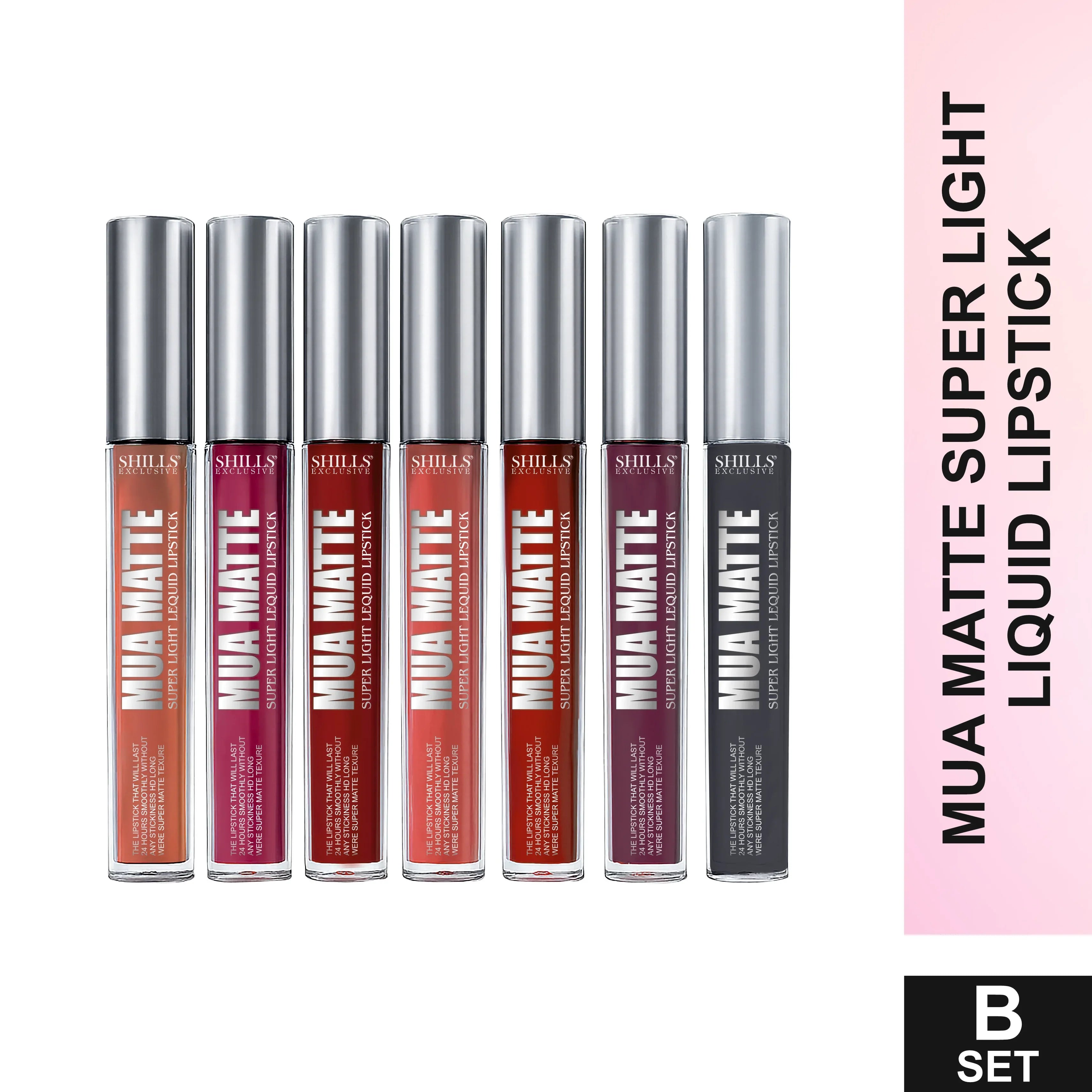 Mua Matte Super Light Liquid Lipstick Set - Shills Professional