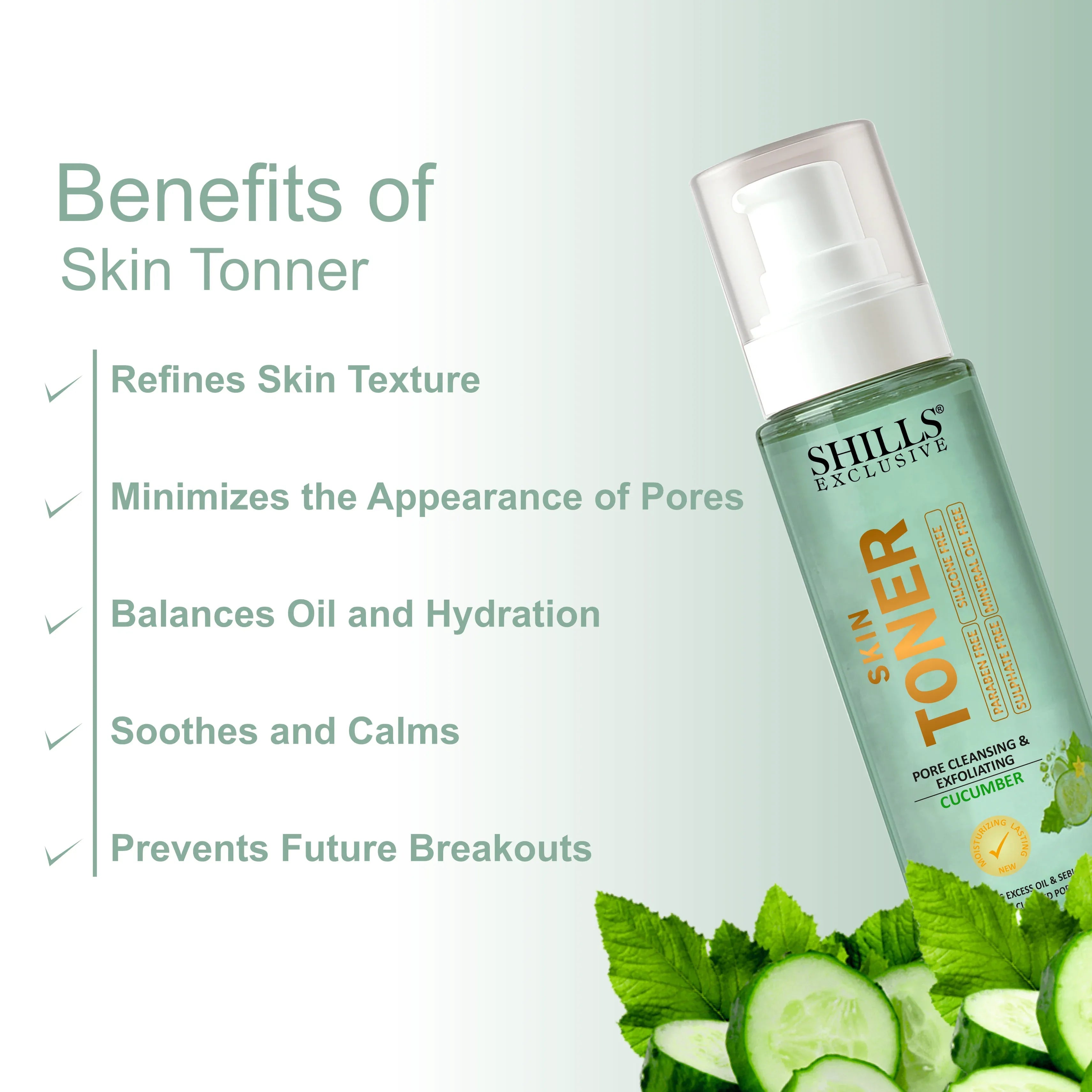Cucumber Skin Toner - Shills Professional