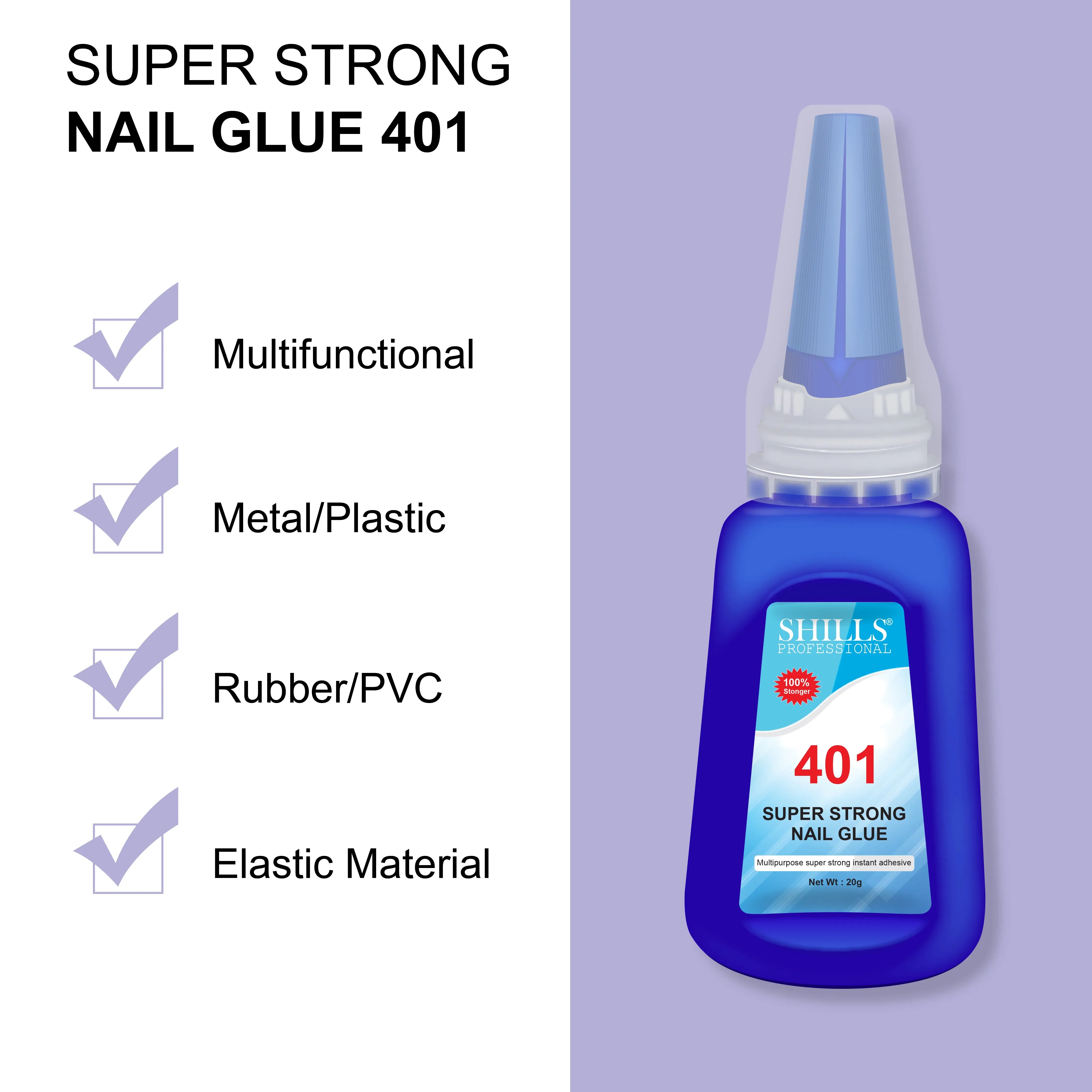 401 Super Strong Nail Glue - Shills Professional