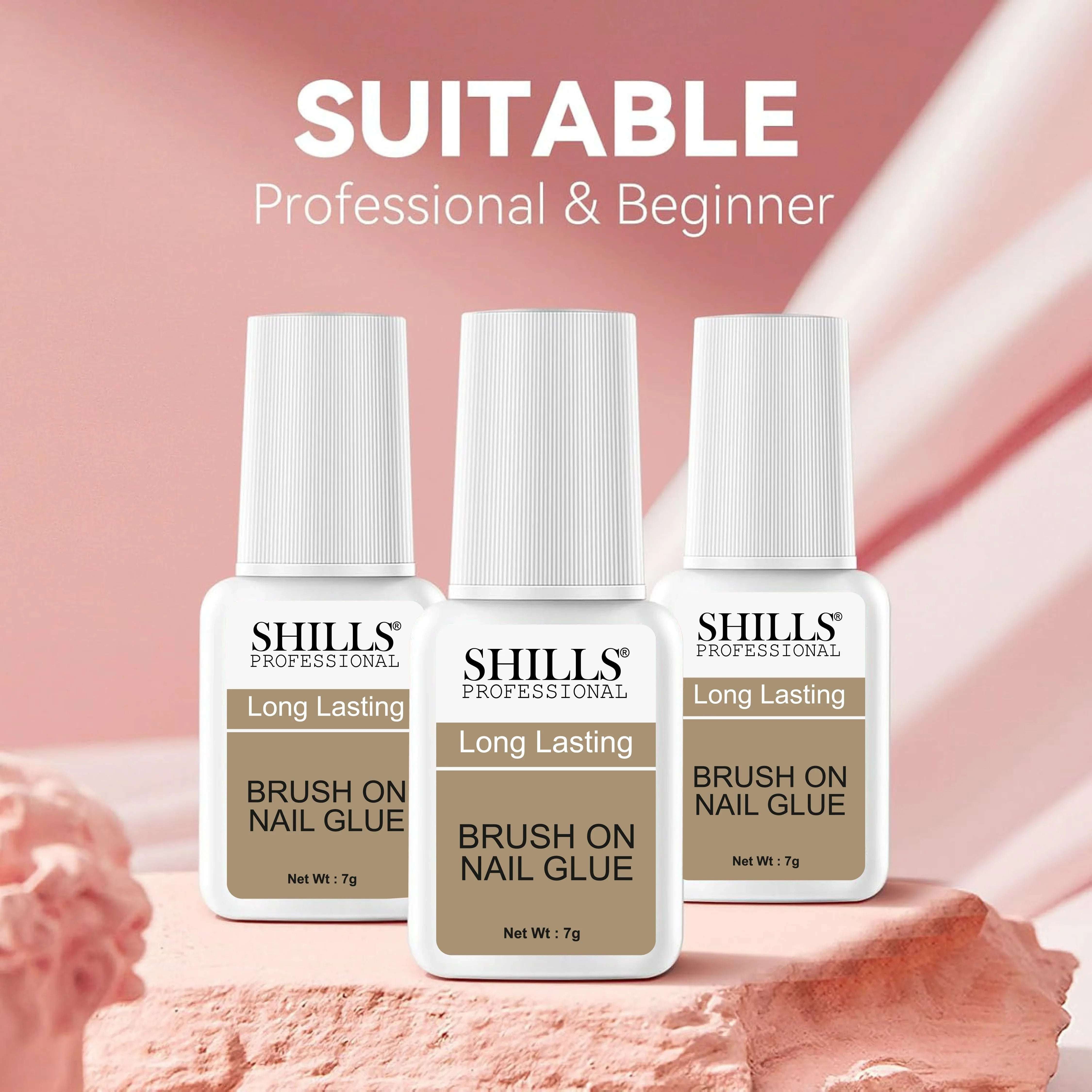 Brush On Nail Glue 7g - Shills Professional