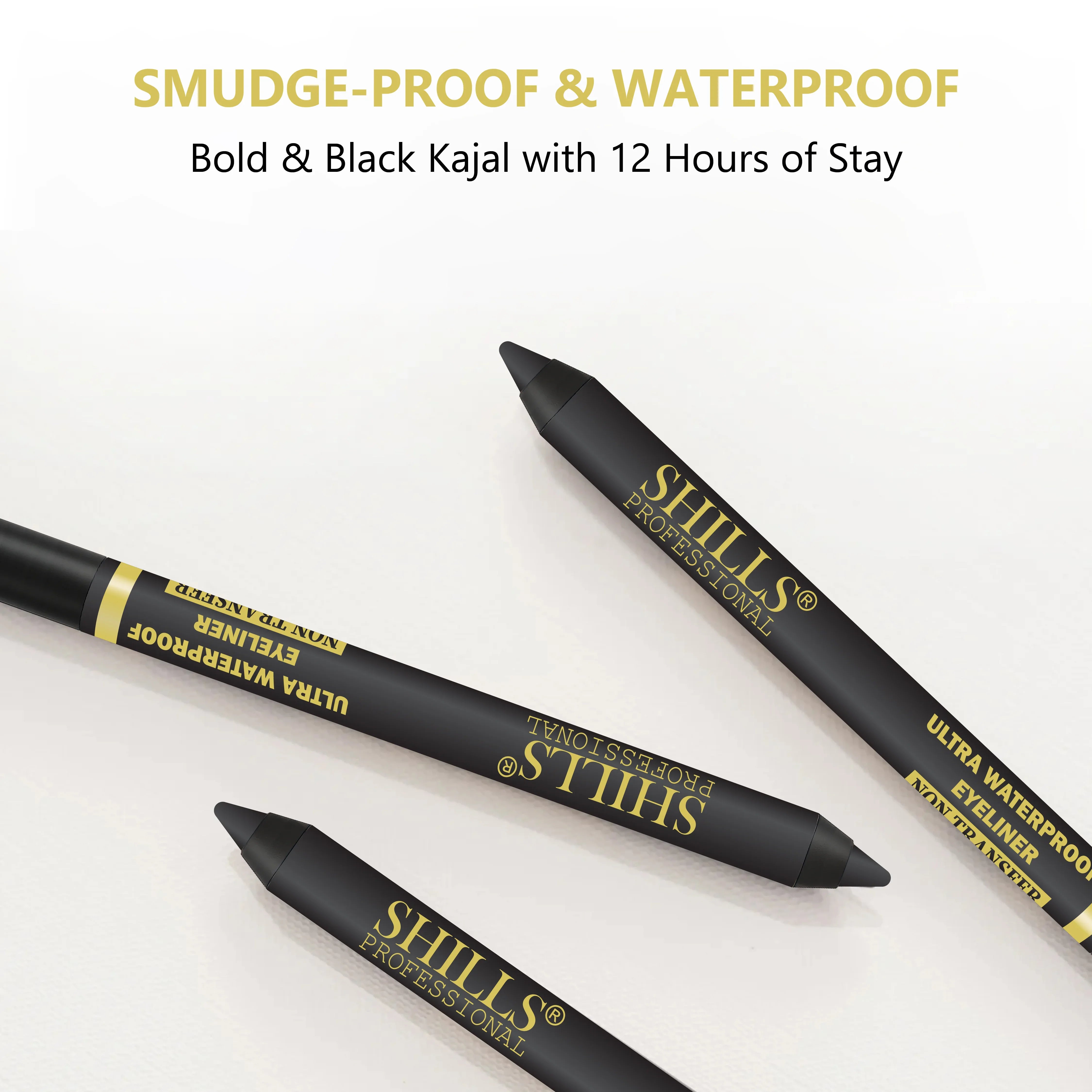 Aqua Resist Bold Kajal - Shills Professional