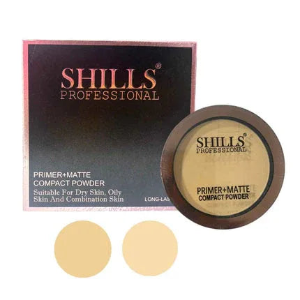Primer + Matte Compact Powder - Shills Professional