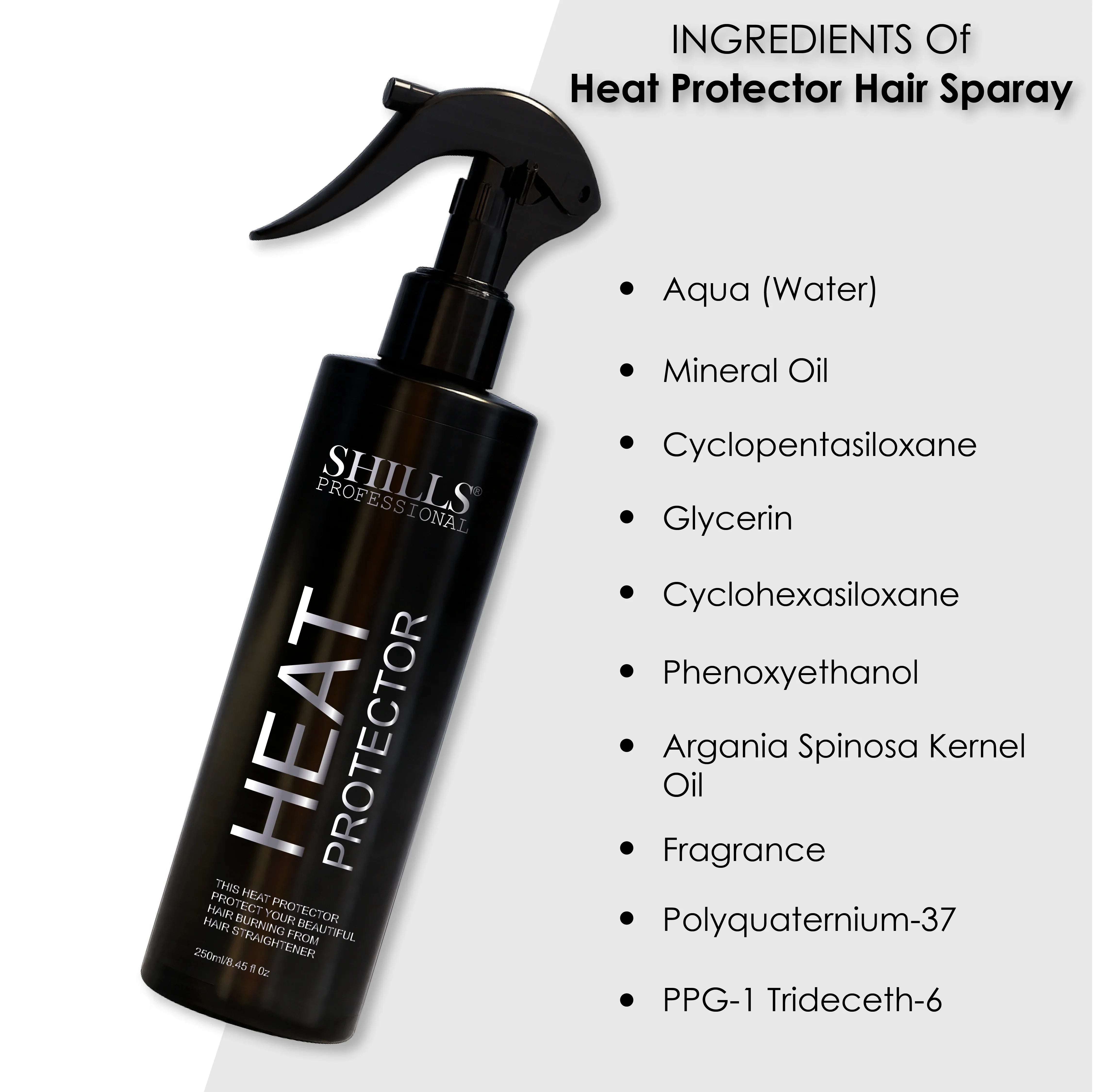 Heat Protector Hair Spray - Shills Professional