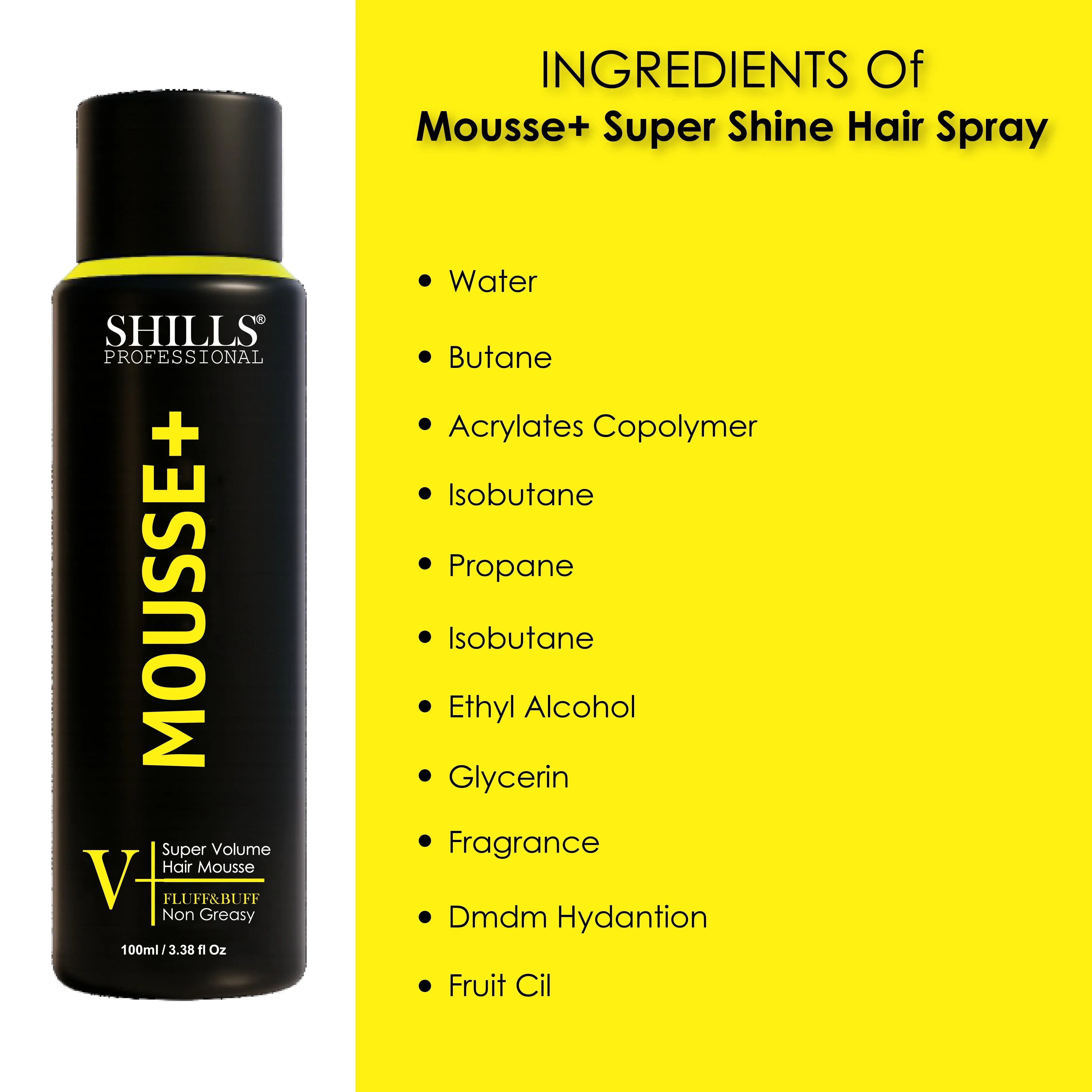 Hair Mousse+ - Shills Professional