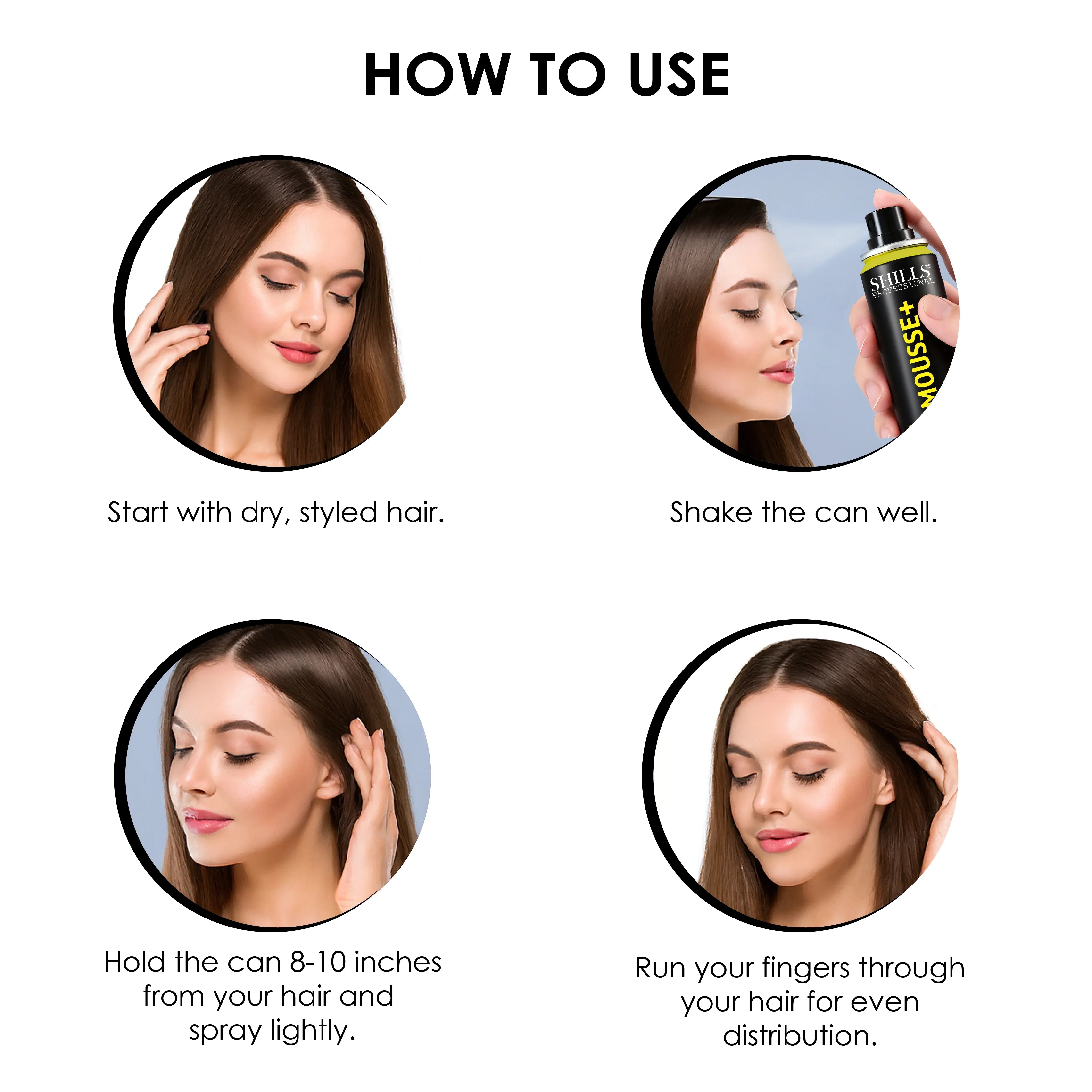 Hair Mousse+ - Shills Professional