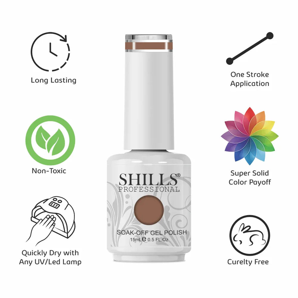 UV/LED Cool Gel Polish(SPG166-SPG206) - Shills Professional