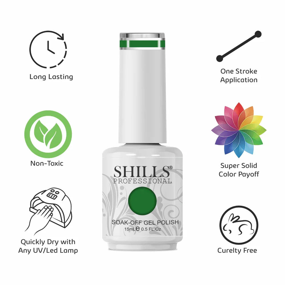 UV/LED Cool Gel Polish(SPG166-SPG206) - Shills Professional