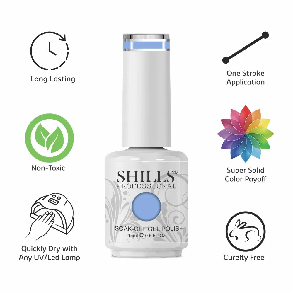 UV/LED Cool Gel Polish(SPG166-SPG206) - Shills Professional