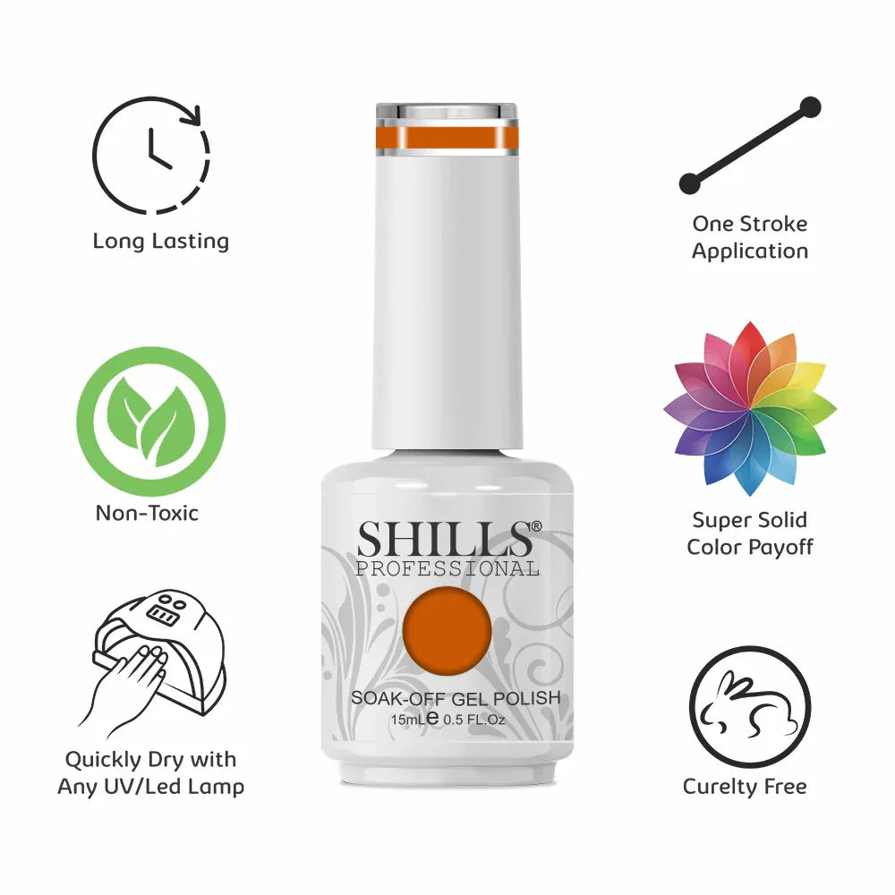 UV/LED Cool Gel Polish(SPG166-SPG206) - Shills Professional