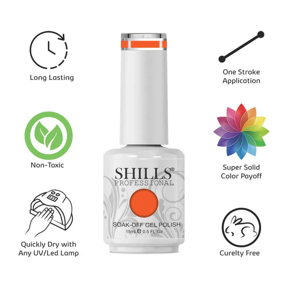 UV/LED Cool Gel Polish(SPG207-SPG249) - Shills Professional