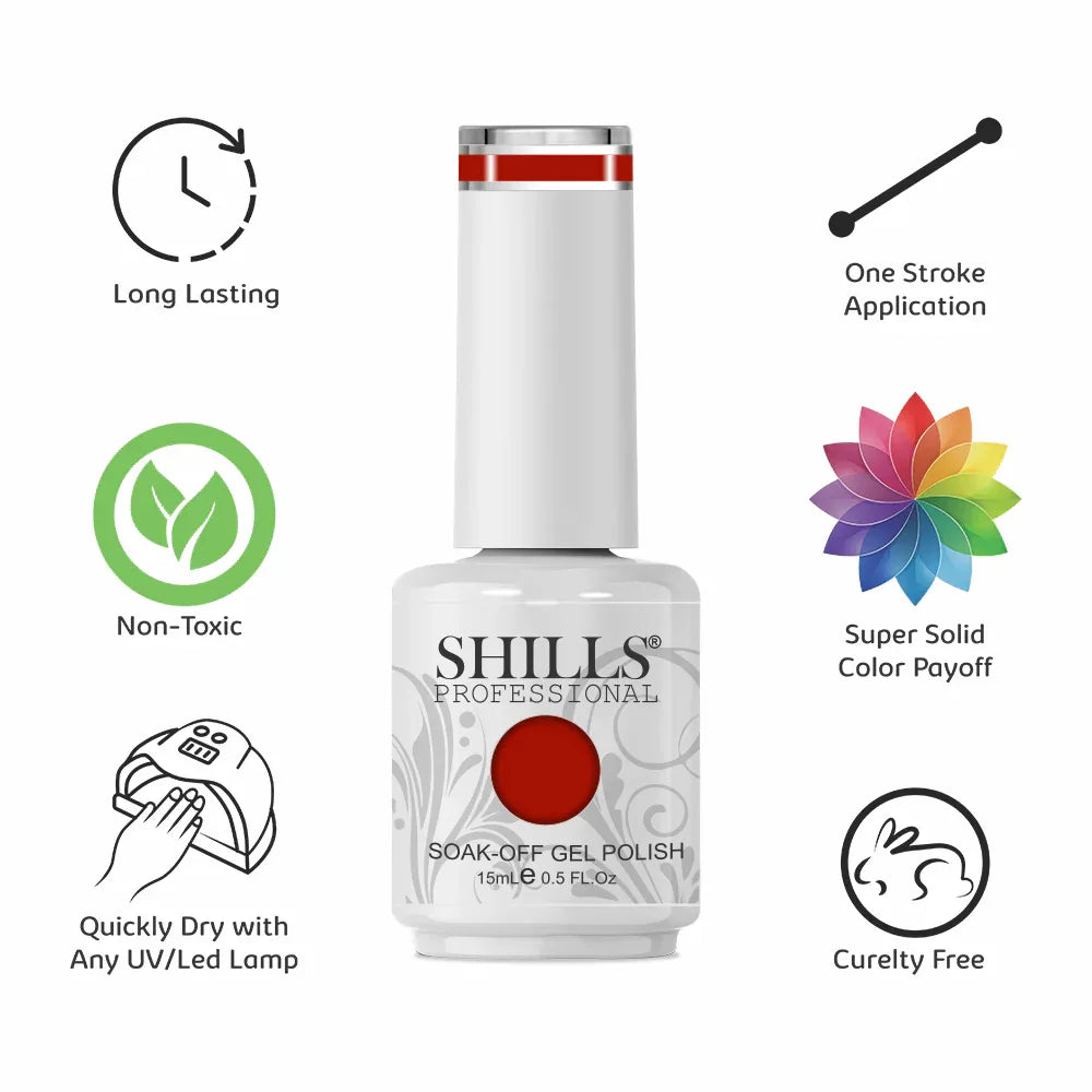 UV/LED Cool Gel Polish(SPG207-SPG249) - Shills Professional
