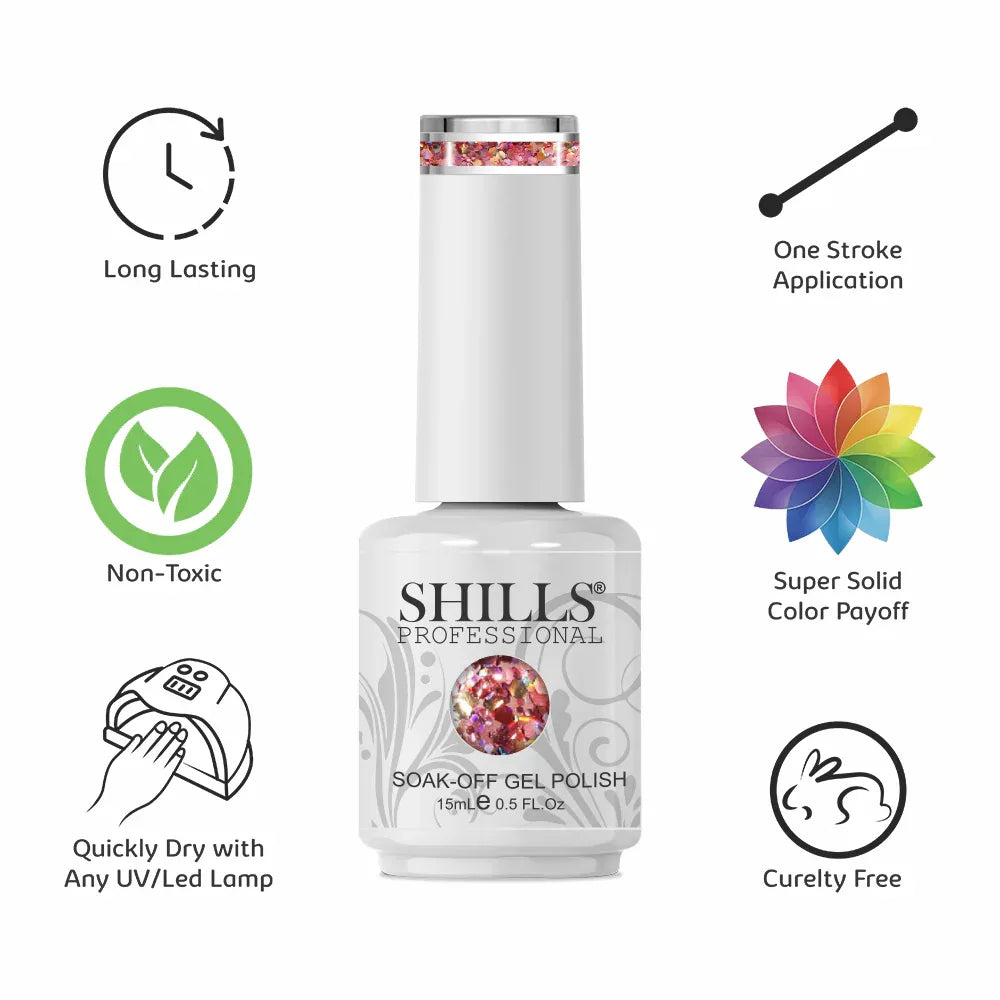 Shiny Diamond Gel Polish - Shills Professional