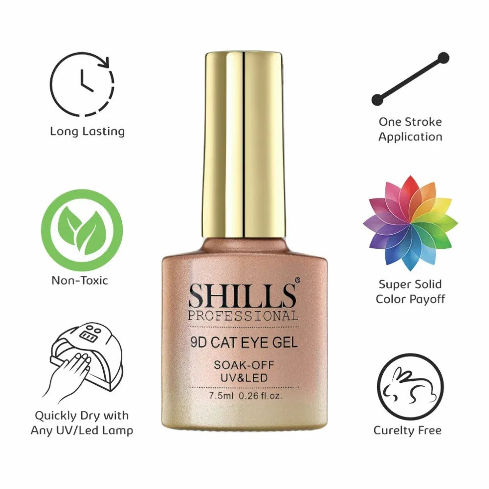 9D Cat Eye Gel Polish - Shills Professional