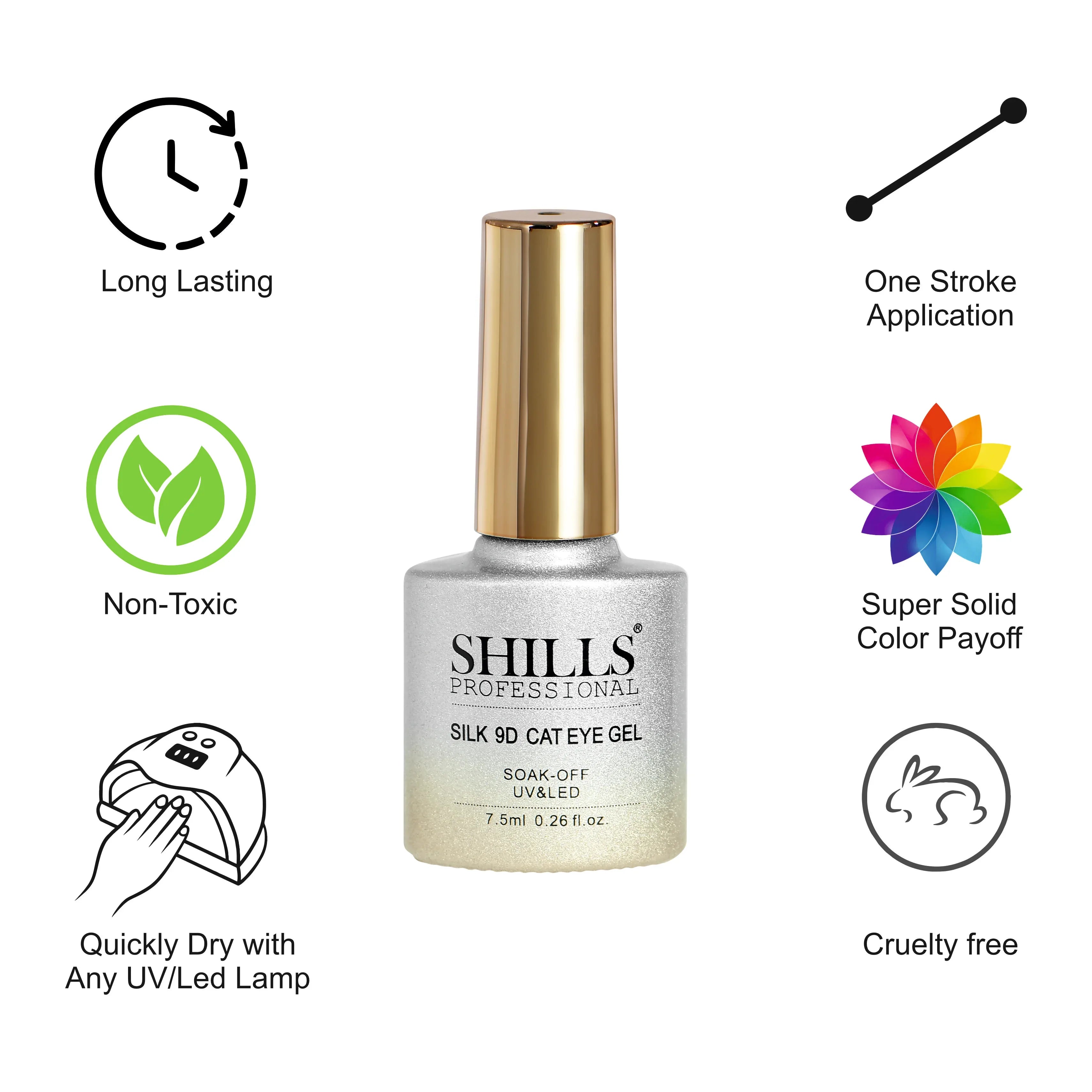 Silk 9D Cat Eye Gel polish - Shills Professional