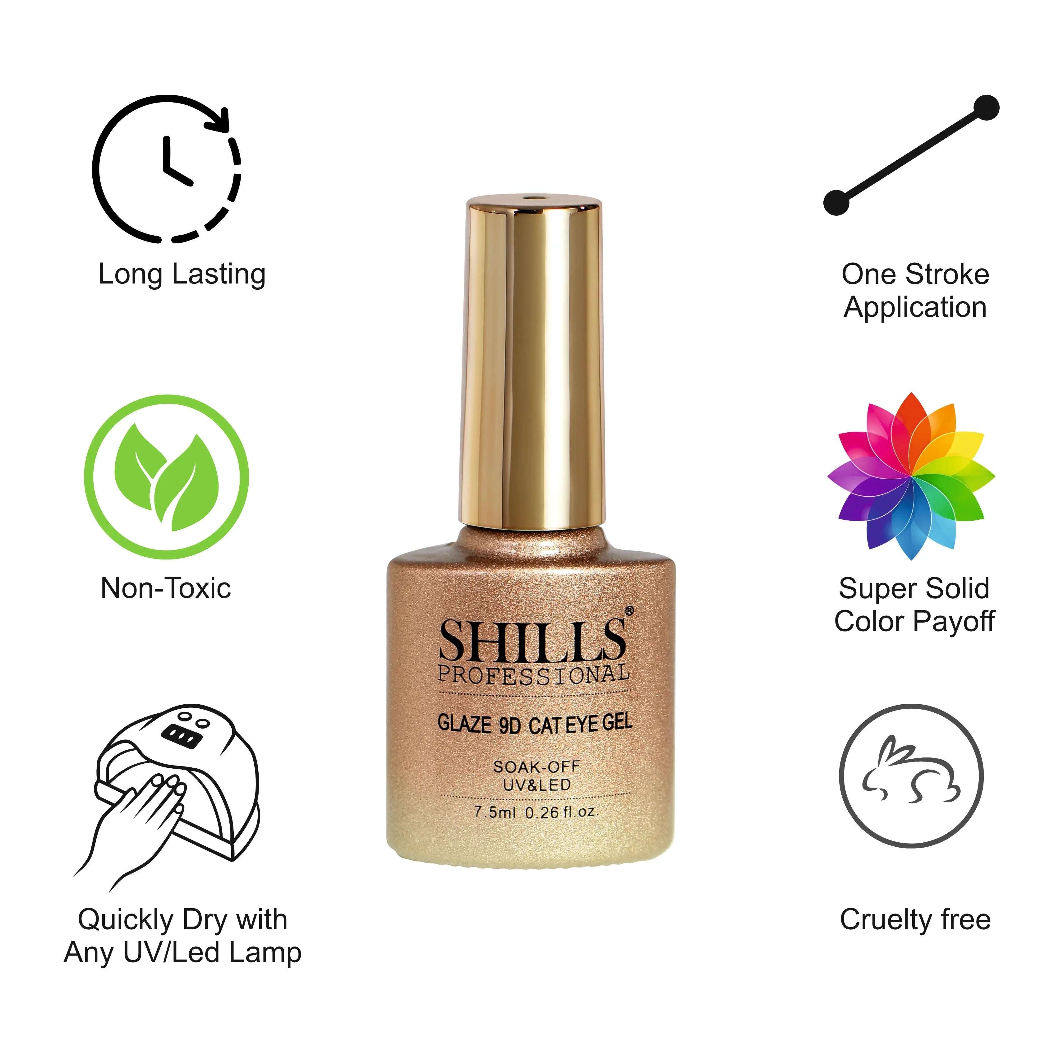 Glaze 9D CAT EYE GEL POLISH - Shills Professional