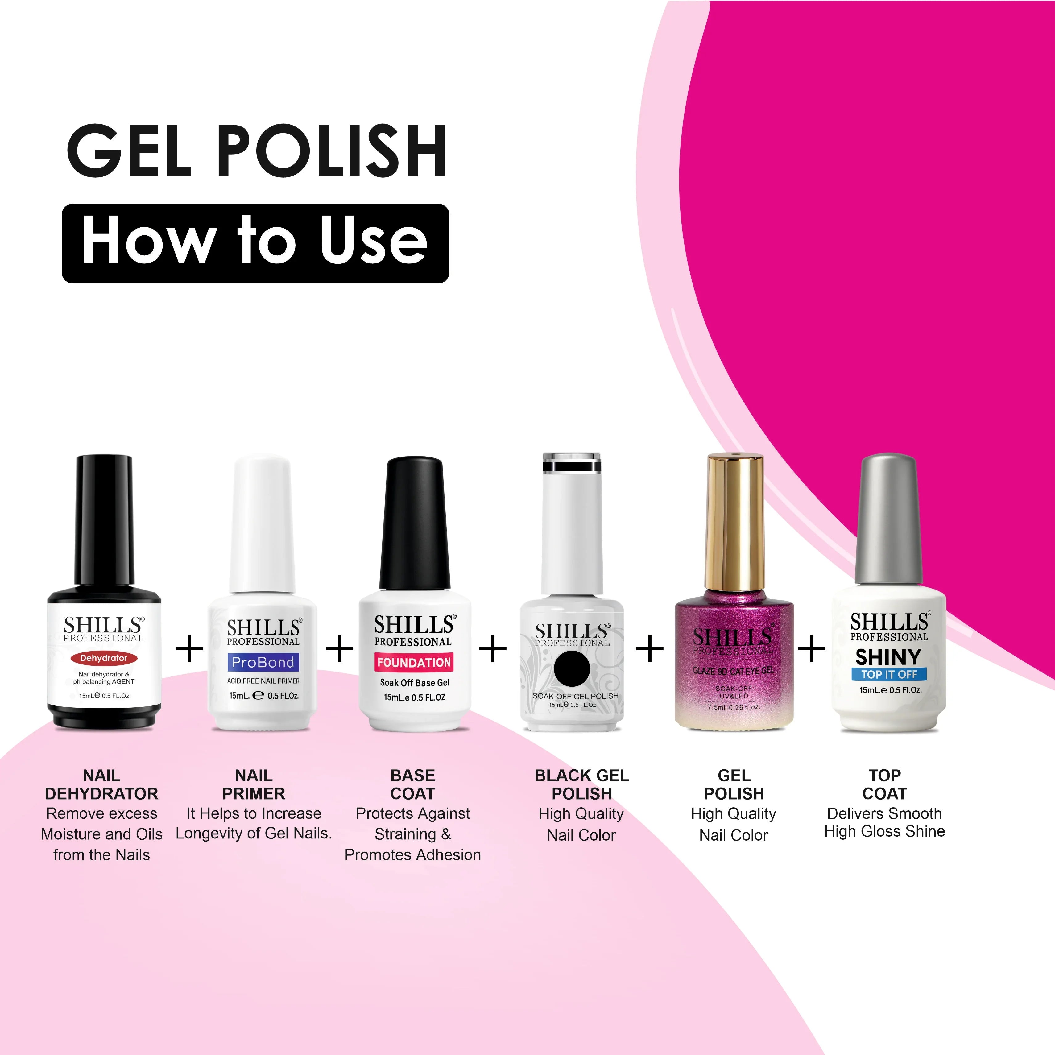 Glaze 9D CAT EYE GEL POLISH - Shills Professional