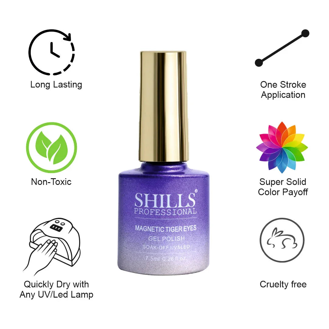 Magnetic Tiger Eye Gel Polish - Shills Professional