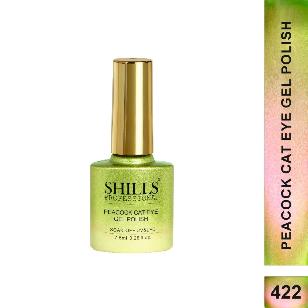 Peacock Cat Eye Gel Polish - Shills Professional