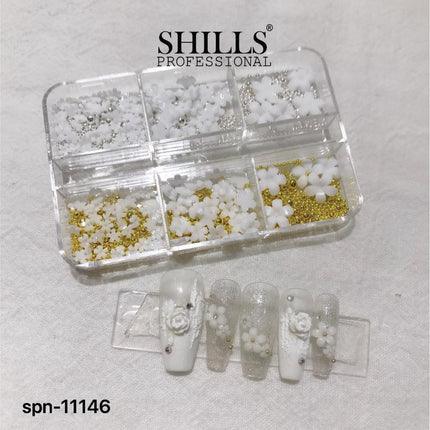 3D Flowers & Beads-SPN-11146 - Shills Professional