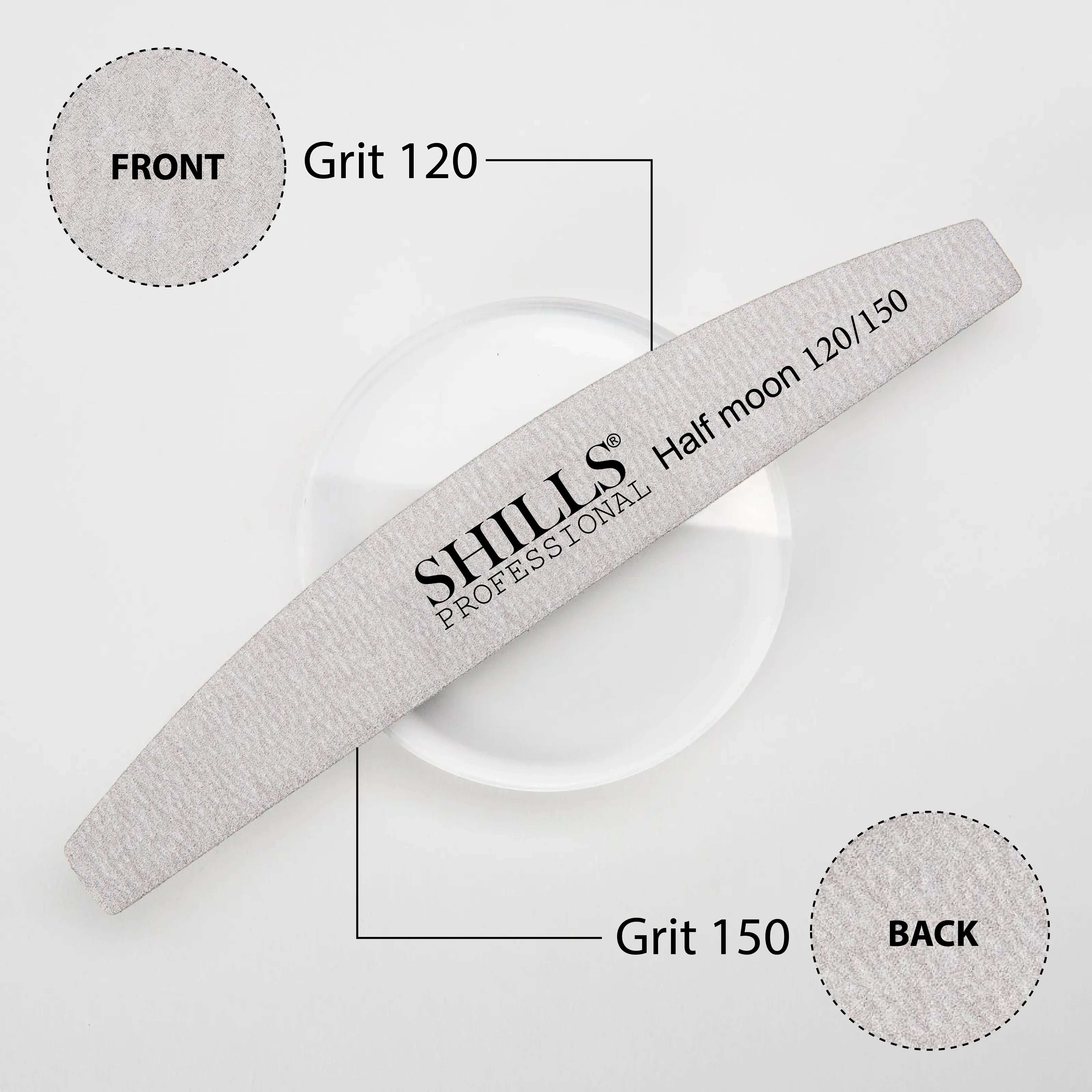 Half Moon Filer - Shills Professional