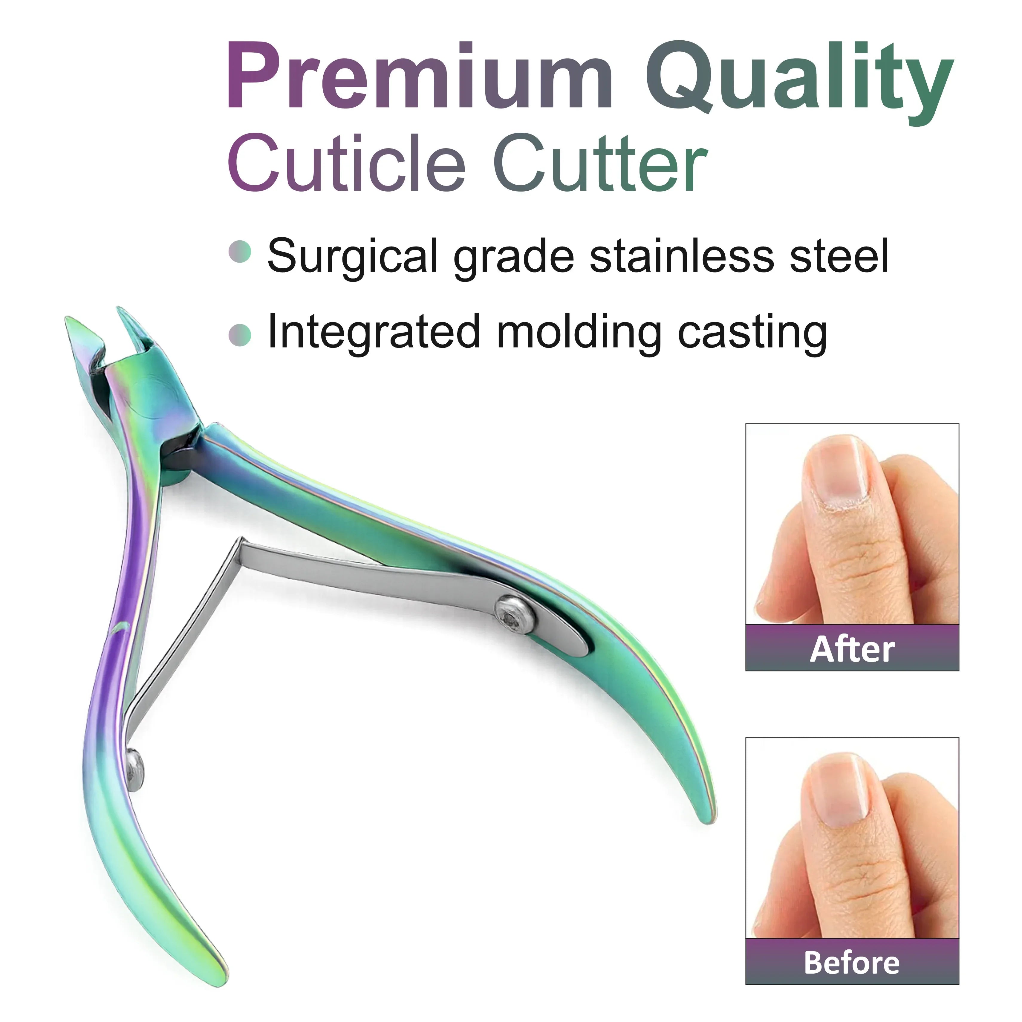 Ultra Sharp Rainbow Cuticle Cutter - Shills Professional