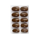 Glossy Solid Color Nails Oval(SPN501-SPN526) - Shills Professional