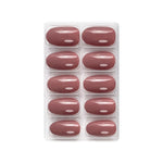 Glossy Solid Color Nails Oval(SPN501-SPN526) - Shills Professional