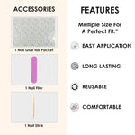 Glossy Solid Color Nails Oval(SPN501-SPN526) - Shills Professional