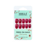 Glossy Solid Color Nails Oval(SPN501-SPN526) - Shills Professional