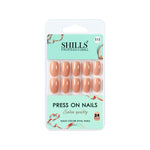 Glossy Solid Color Nails Oval(SPN501-SPN526) - Shills Professional