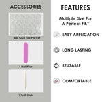 Glossy Solid Color Nails Oval(SPN501-SPN526) - Shills Professional