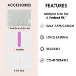 Glossy Solid Color Nails Oval(SPN501-SPN526) - Shills Professional