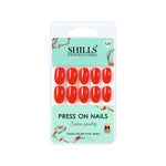 Glossy Solid Color Nails Oval(SPN527-SPN552) - Shills Professional