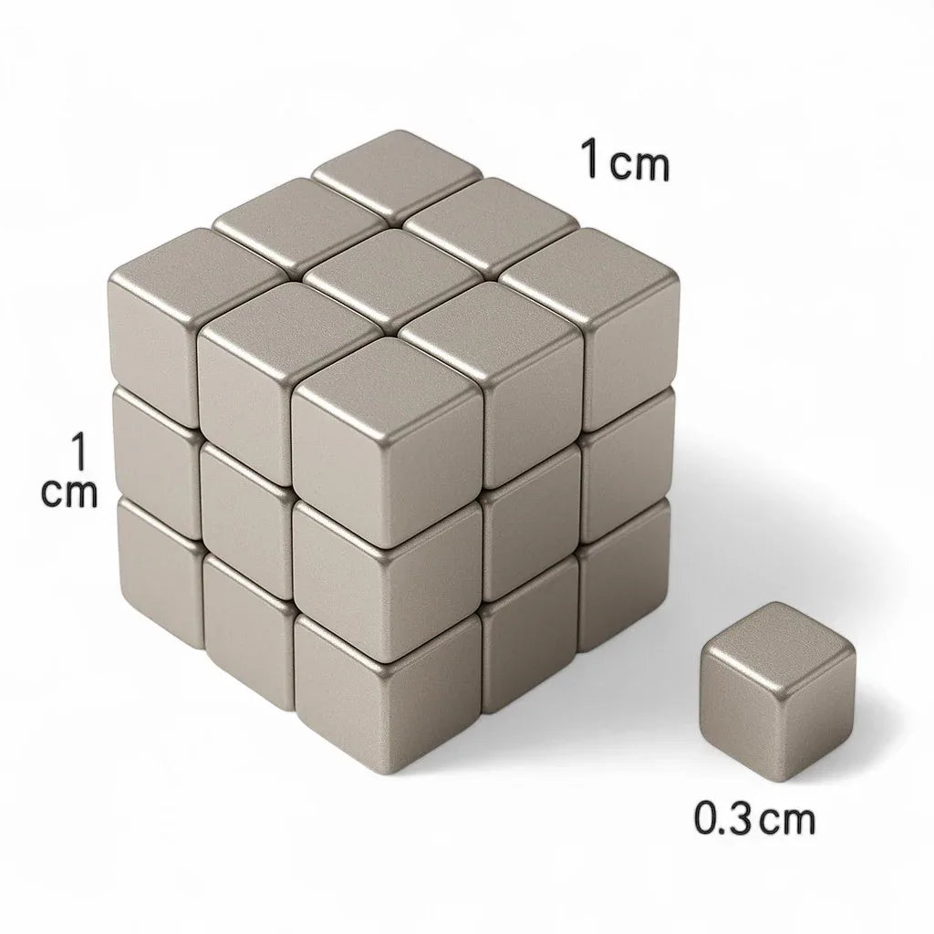 Rubik's Cube Magnet Small 27pcs - Shills Professional