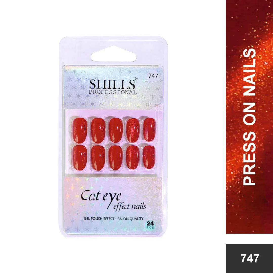 Cat Eye Effect Nails Oval(SPN747-SPN752) - Shills Professional
