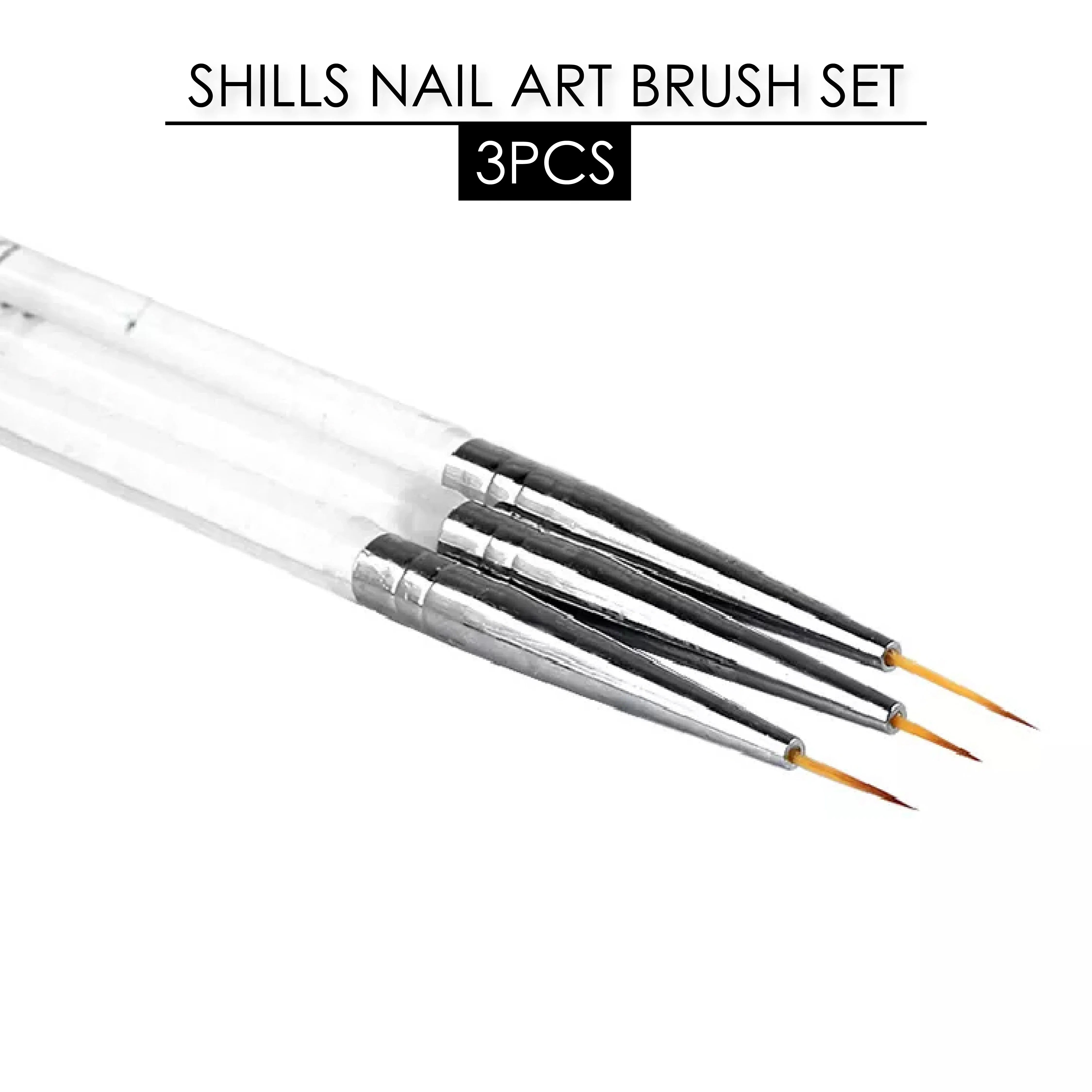 Nail Art White Brush - Shills Professional