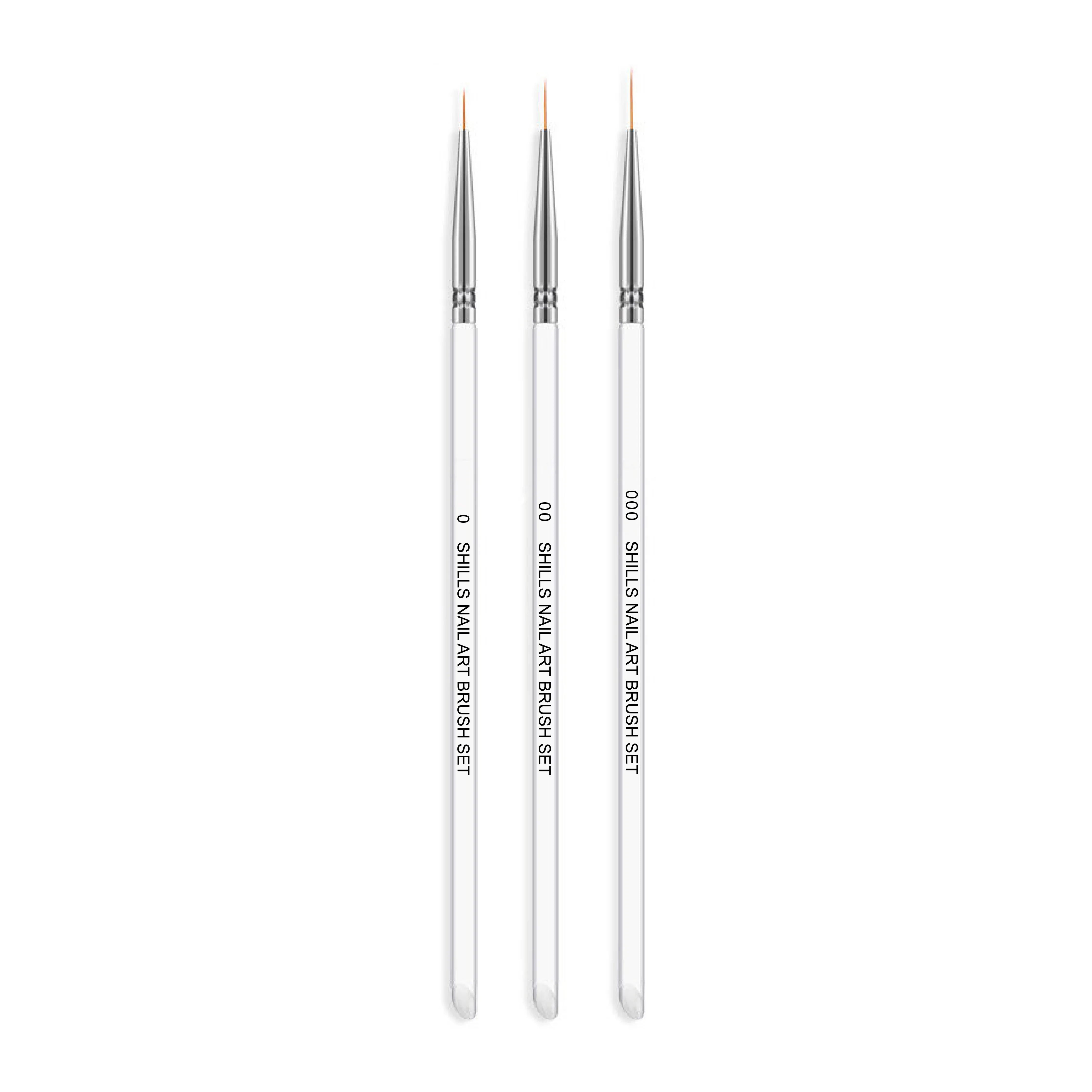 Nail Art White Brush - Shills Professional