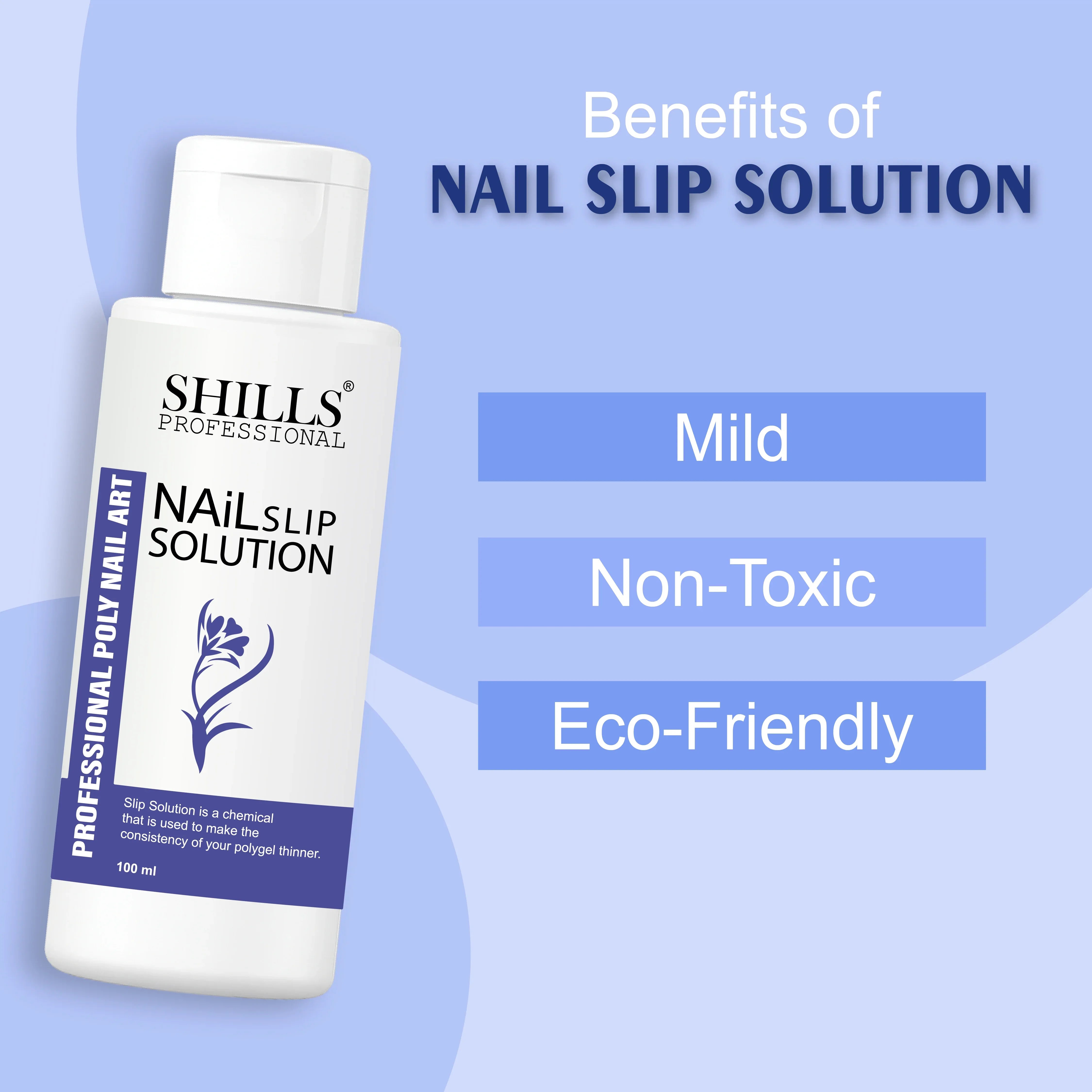 Poly Gel Slip Solution 100Ml - Shills Professional