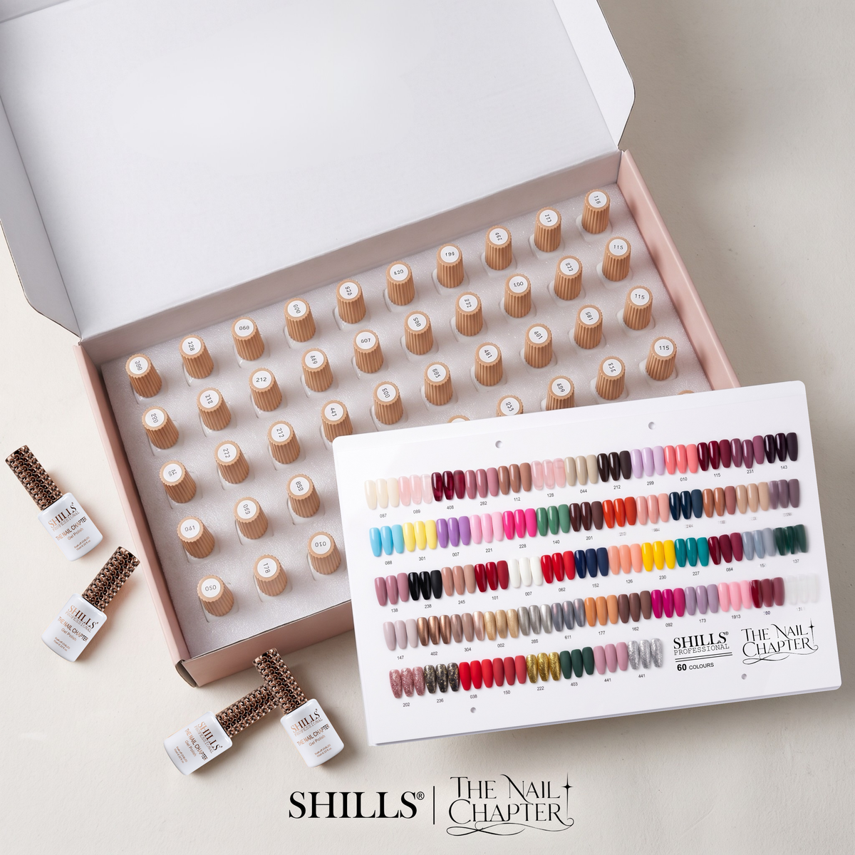 the nail chapter 60pcs gel polish set