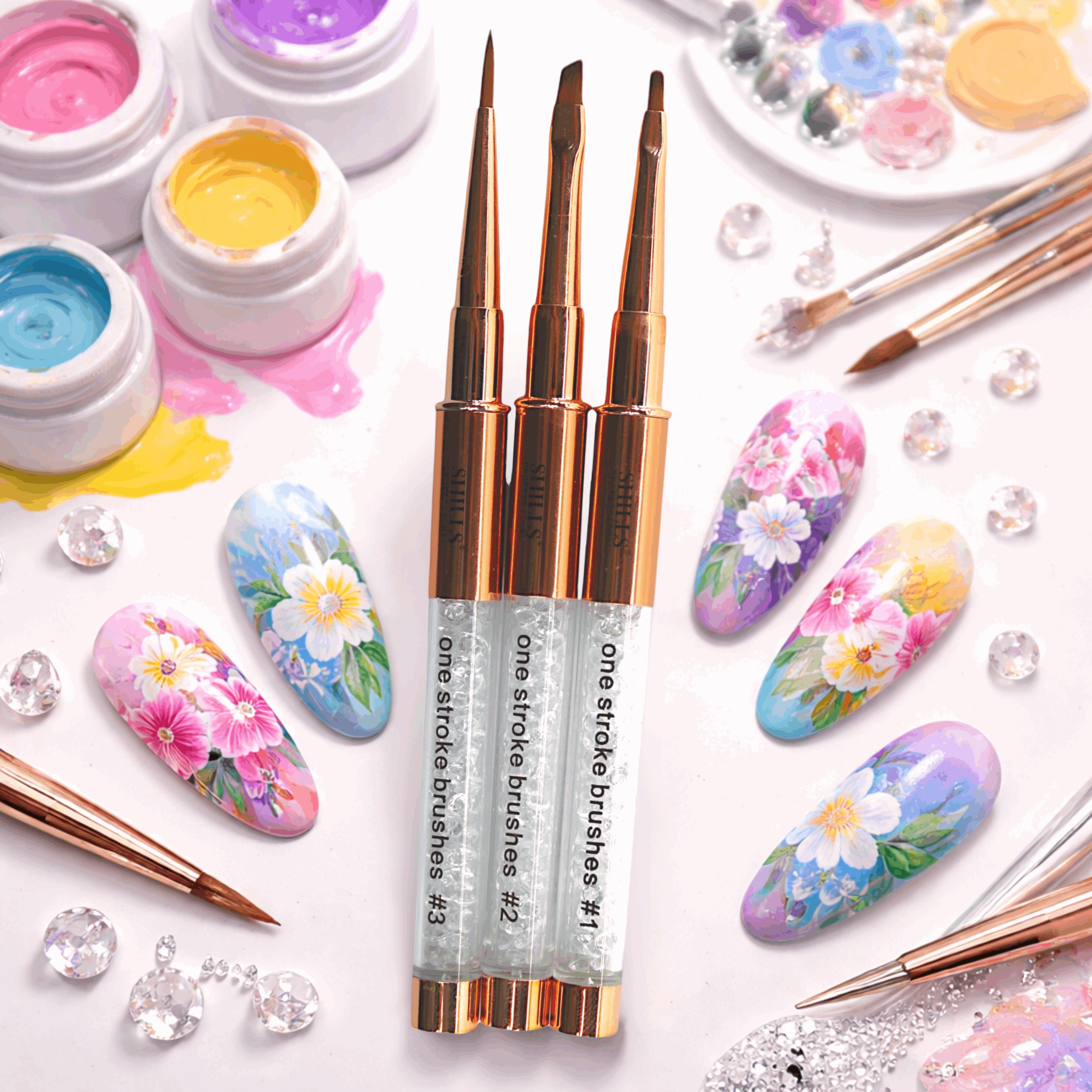 One Stroke Brush Set - Shills Professional