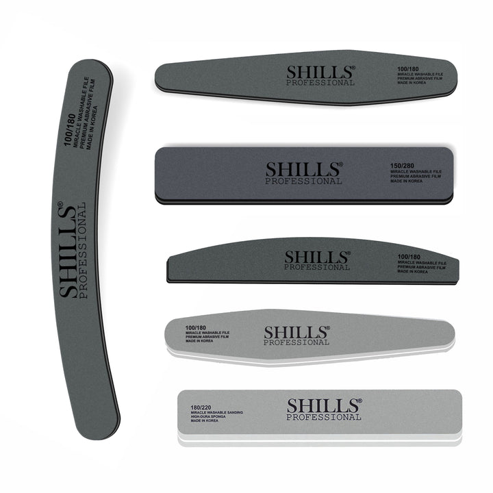 Nail Care File and Buffer Set for Home & Salon Use