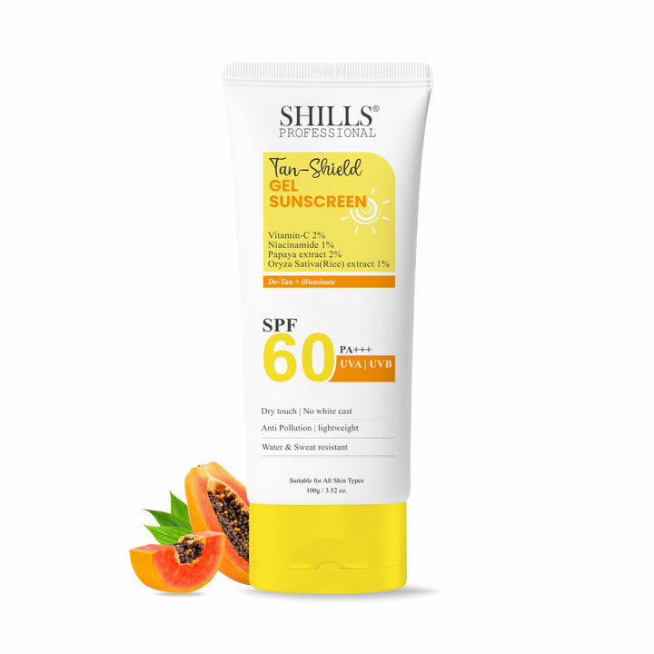 Shills Tan-Shield Gel Sunscreen SPF 60 PA+++