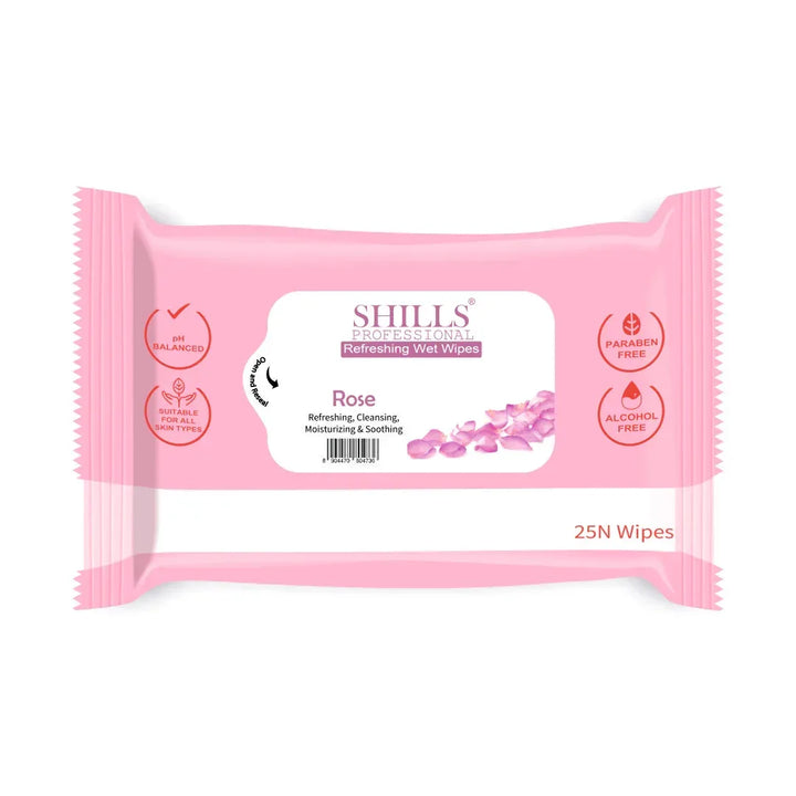 Wet Wipes Rose - Shills Professional