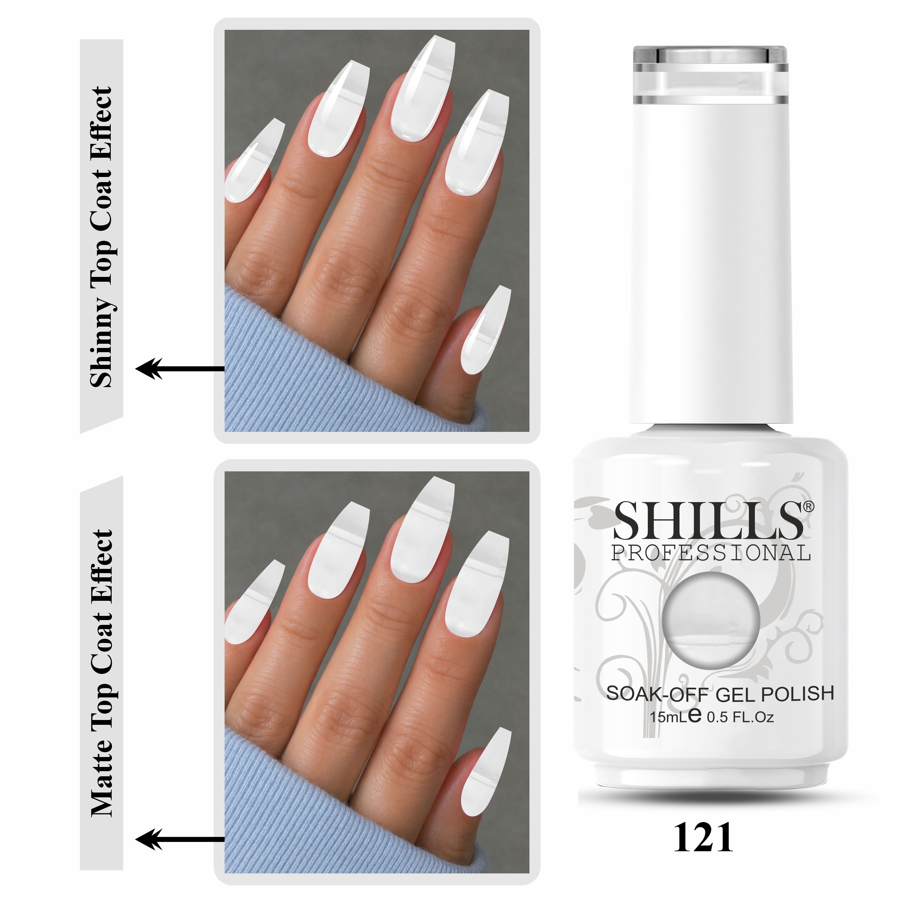 SHILLS PROFESSIONAL UV/LED Nail Polish 15ml