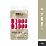 Glossy Solid Color Nails Square(SPN579-SPN604) - Shills Professional