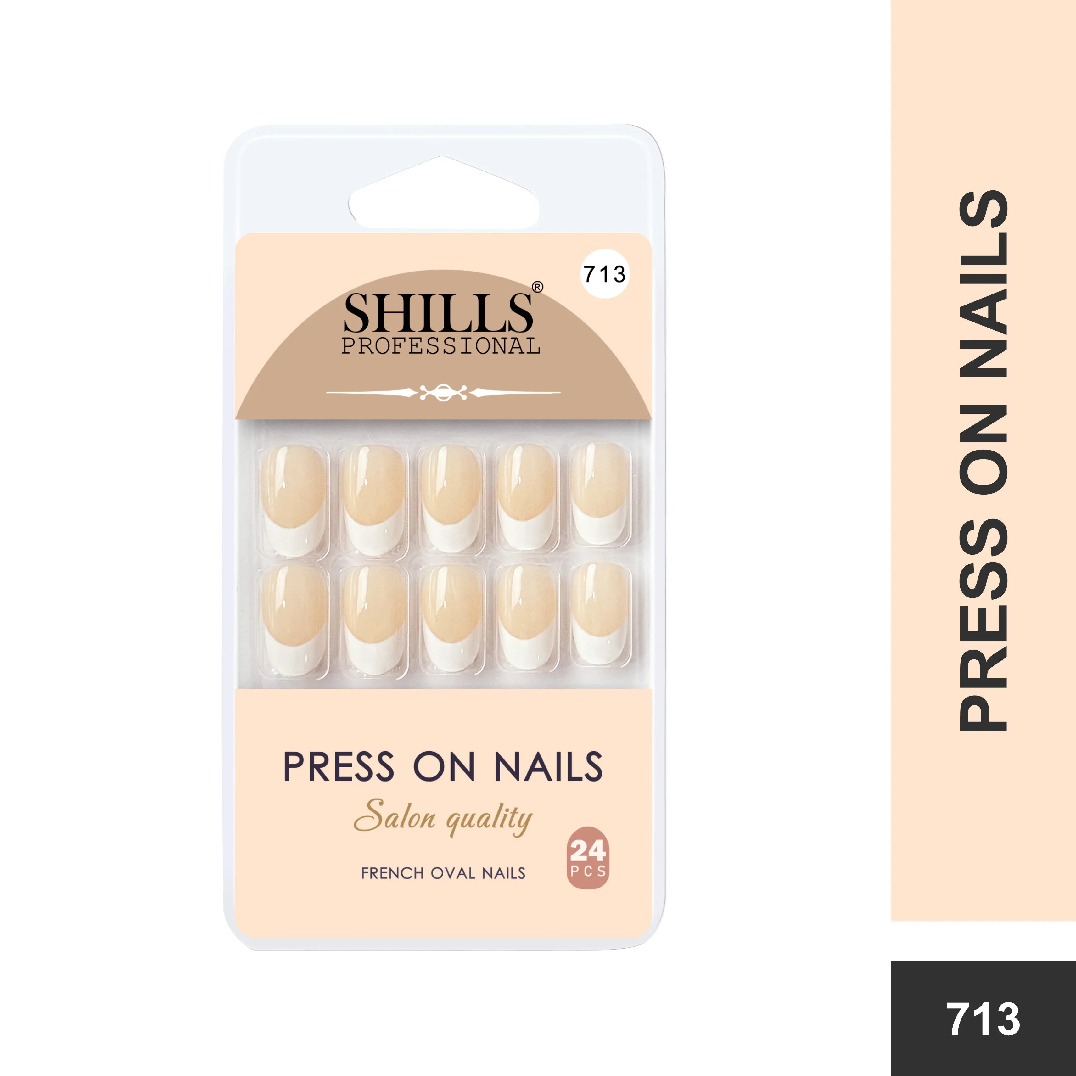 Press On Nail Arts Oval(SPN708-SPN720) - Shills Professional