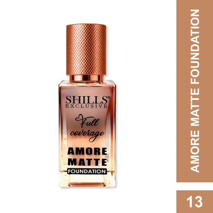 Full Coverage Amore Matte Foundation - Shills Professional