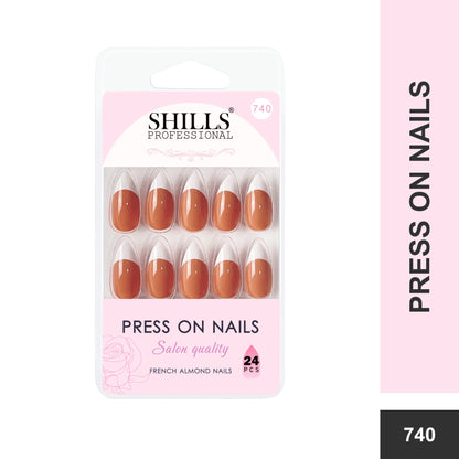 French Nails Sharp Almond (SPN734-SPN746) - Shills Professional