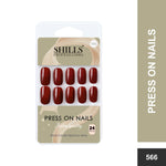 Glossy Solid Color Nails Square(SPN553-SPN578) - Shills Professional